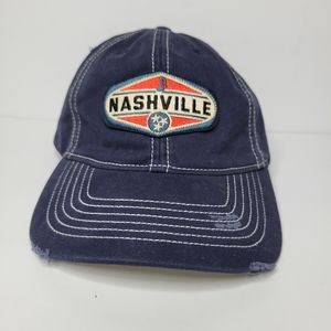 Trucker Hat - Nashville Emblem (Navy & Red)